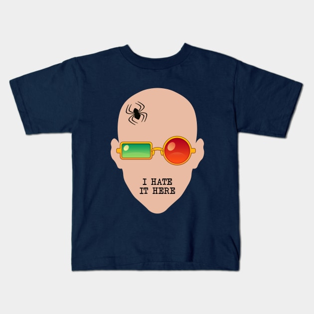 Transmetropolitan Spider Jerusalem Glasses Kids T-Shirt by Scud"